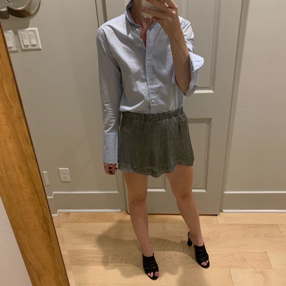 Mini Sequin Skirt
